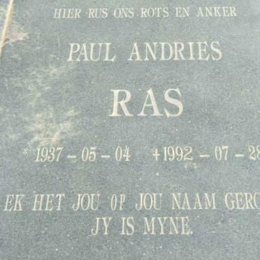 RAS Paul Andries 1937-1992