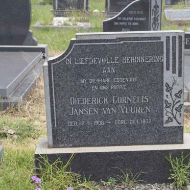 VUUREN Diederick Cornelis, Jansen van 1908-1972