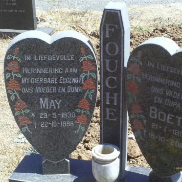 FOUCHE Boet 1935-2012 &amp; May 1930-1996