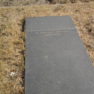 GOODRICH Thomas Edward 1915-1974