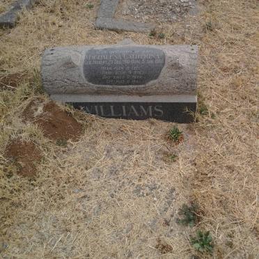 WILLIAMS Magdalena Catherina nee JOUBERT 1910-1960