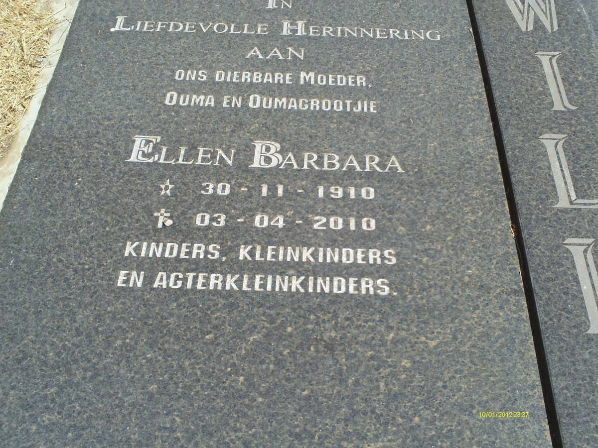 WILLE Eduard Heinrich 1908-1996 &amp; Ellen Barbara 1910-2010