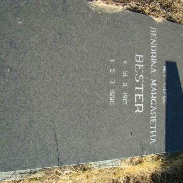 BESTER Hendrina Margaretha 1913-1990
