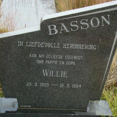 BASSON Willie 1923-1984