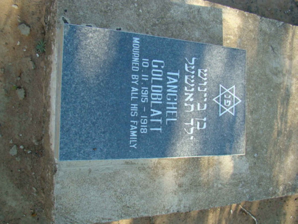 GOLDBLATT Tanchel 1915-1918