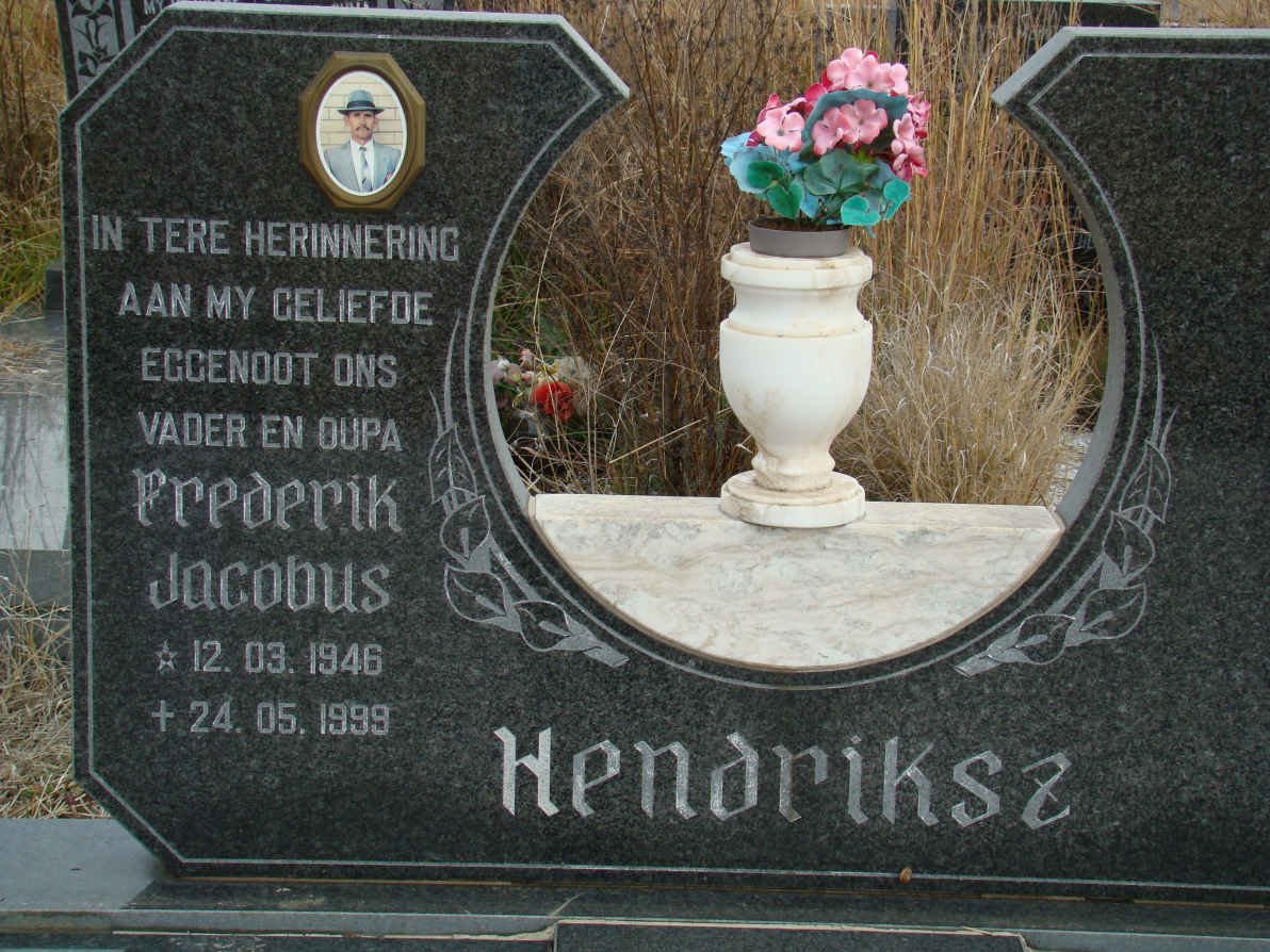HENDRIKSZ Frederik Jacobus 1946-1999