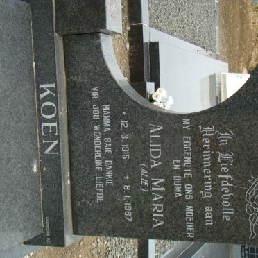 KOEN Alida Maria 1915-1987