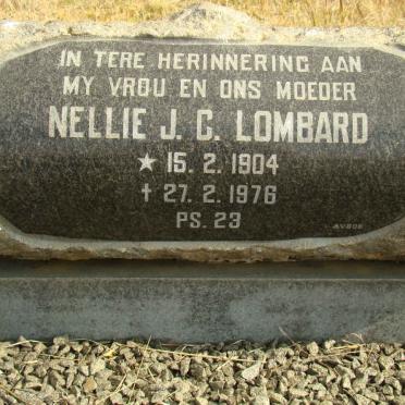 LOMBARD Nellie J.C. 1904-1976