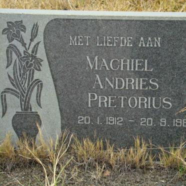 PRETORIUS Machiel Andries 1912-1981