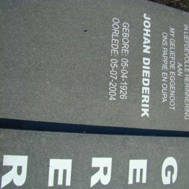 UNGERER Johan Diederik 1926-2004