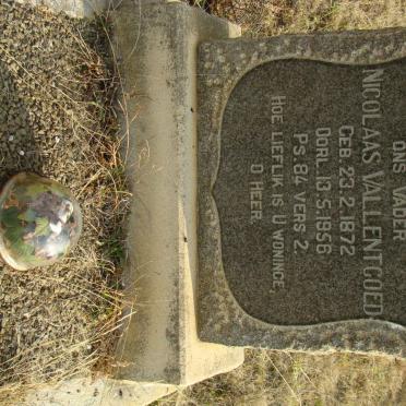 VALLENTGOED Nicolaas 1872-1956