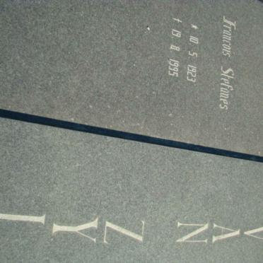 ZYL Francois Stefanes, van 1923-1995