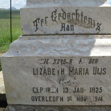 UIJS Elizabeth Maria 1825-1914