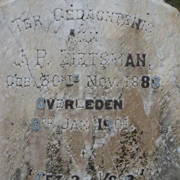 ZIETSMAN J.P. 1888-1901