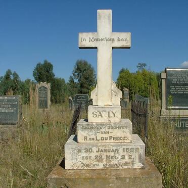 PREEZ Sally, du 1899-1912