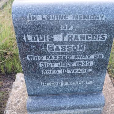 BASSON Louis Francois -1935