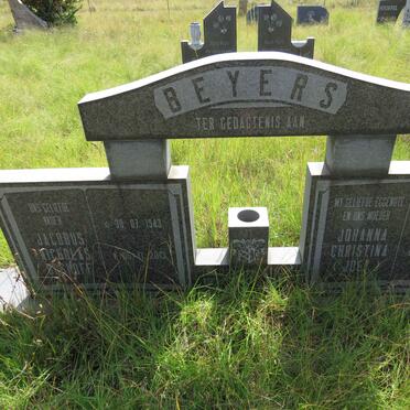 BEYERS Jacobus Nicholas Boshoff 1943-2013 & Johanna Christina 1947-1993 _1
