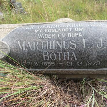 BOTHA Marthinus L.J. 1899-1979