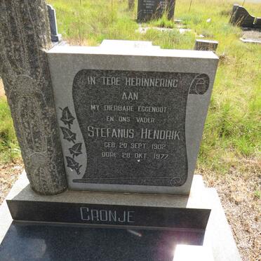 CRONJE Stefanus Hendrik 1902-1977