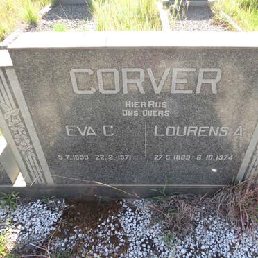 CORVER Lourens A. 1889-1974 & Eva C. 1899-1971