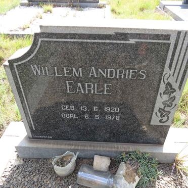 EARLE Willem Andries 1920-1978