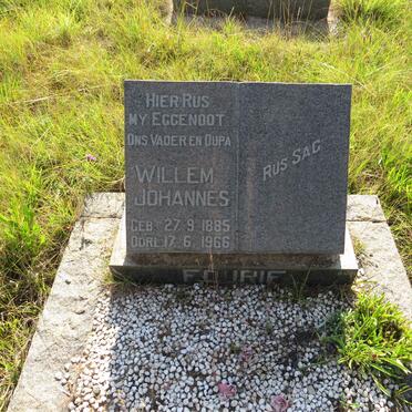 FOURIE Willem Johannes 1885-1966