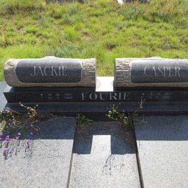 FOURIE Casper 1917-1986 & Jackie 1911-1983 