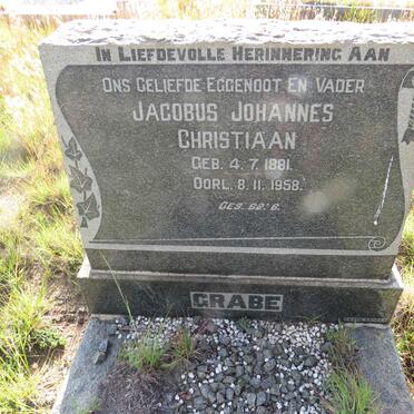 GRABE Jacobus Johannes Christiaan 1881-1958