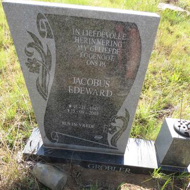 GROBLER Jacobus Edeward 1941-2003