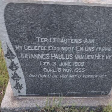HEEVER Johannes Paulus, van den 1909-1955