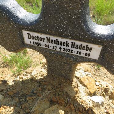 HADEBE Doctor Meshack 1956-2022