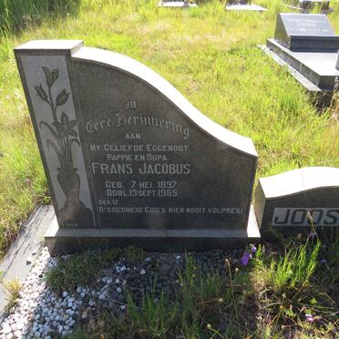 JOOSTE Frans Jacobus 1897-1965 & Hester Petronella DU RANDT 1903-1982 _1