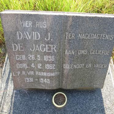 JAGER David J., de 1896-1962