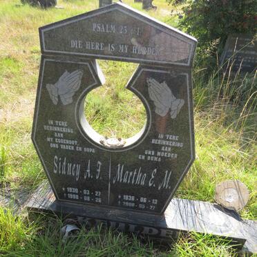 KEULDER Sidney A.F. 1930-1998 & Martha E.M. 1936-2006