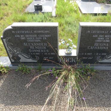 KOCK Alexander Hendrik Sonnekus 1910-1984 & Regina Catharina 1927-1995