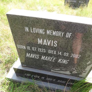 KING Mavis Maree 1925-2002