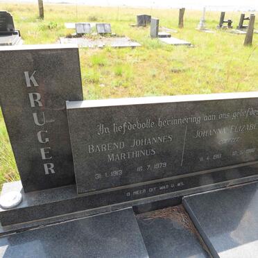 KRUGER Barend Johannes Marthinus 1913-1979 & Johanna Elizabeth COETZEE 1910-1988 _1