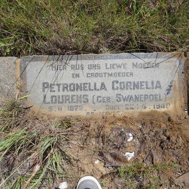 LOURENS Petronella Cornelia nee SWANEPOEL 1873-1940