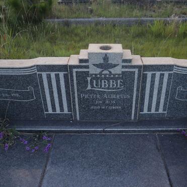 LUBBE Pieter Albertus 1918-1953