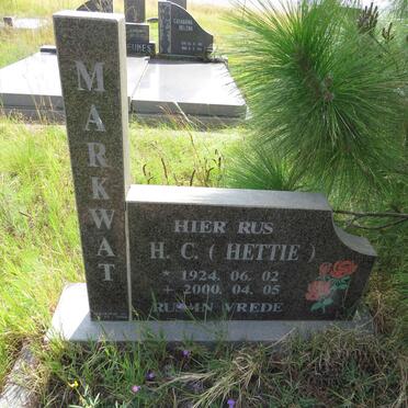 MARKWAT H.C. 1924-2000