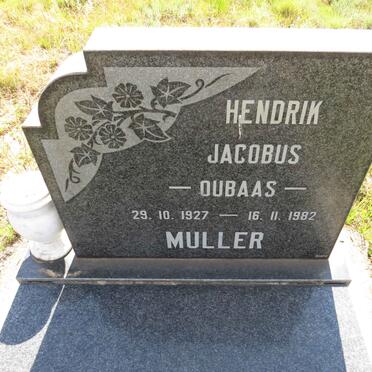 MULLER Hendrik Jacobus 1927-1982