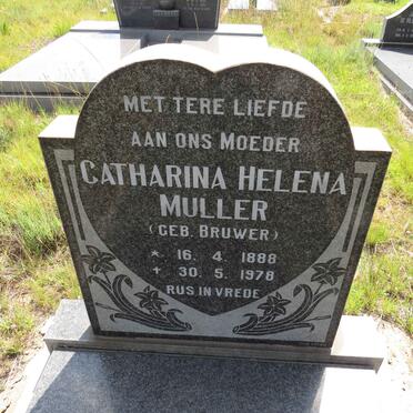 MULLER Catharina Helena nee BRUWER 1888-1978