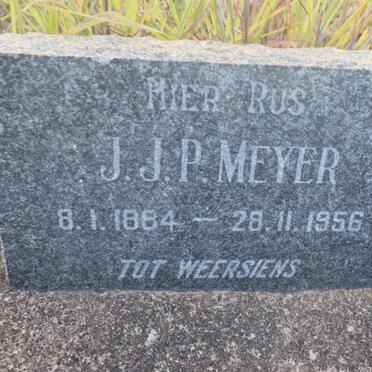 MEYER J.J.P. 1884-1956