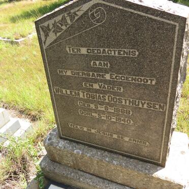 OOSTHUYSEN Willem Tobias 1888-1940