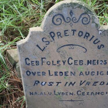 PRETORIUS L.S. nee FOLEY 1868-1914