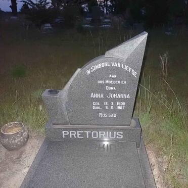 PRETORIUS Anna Johanna 1908-1987