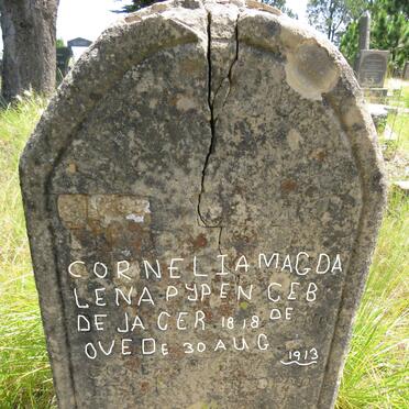 PYPER Cornelia Magdalena nee DE JAGER 1818-1913