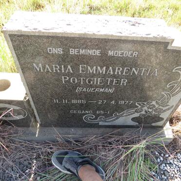 POTGIETER Evert Frederik 1885-1963 & Maria Emmarentia SAUERMAN 1885-1977 _2