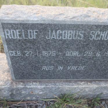 SCHUTTE Roelof Jacobus 1875-1963