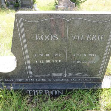 THERON Koos 1927-2010 & Valerie 1939-1992